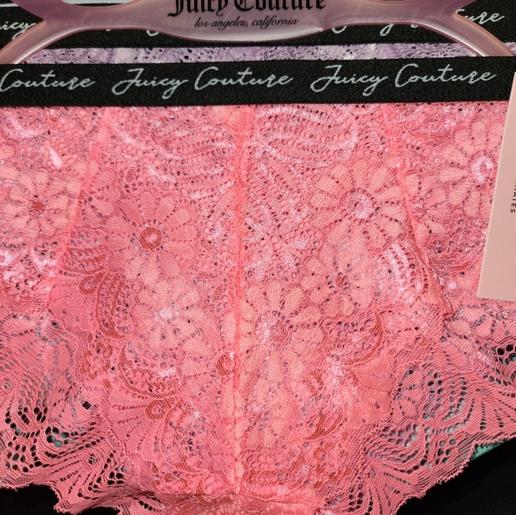 Juicy Couture 3 Pack Lace Cheeky Panties - Picture 3 of 7